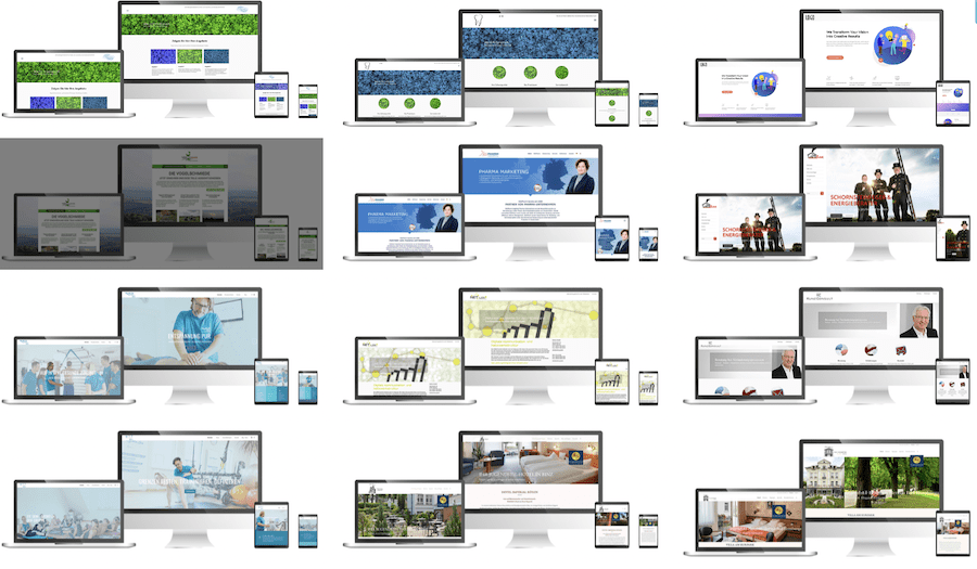 Referenzen-Websitebeispiele