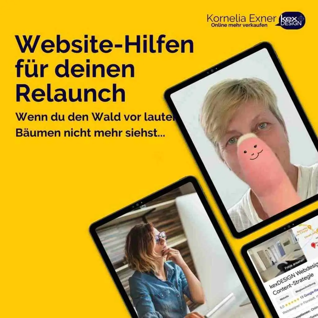 Websitehilf für Website Relaunch