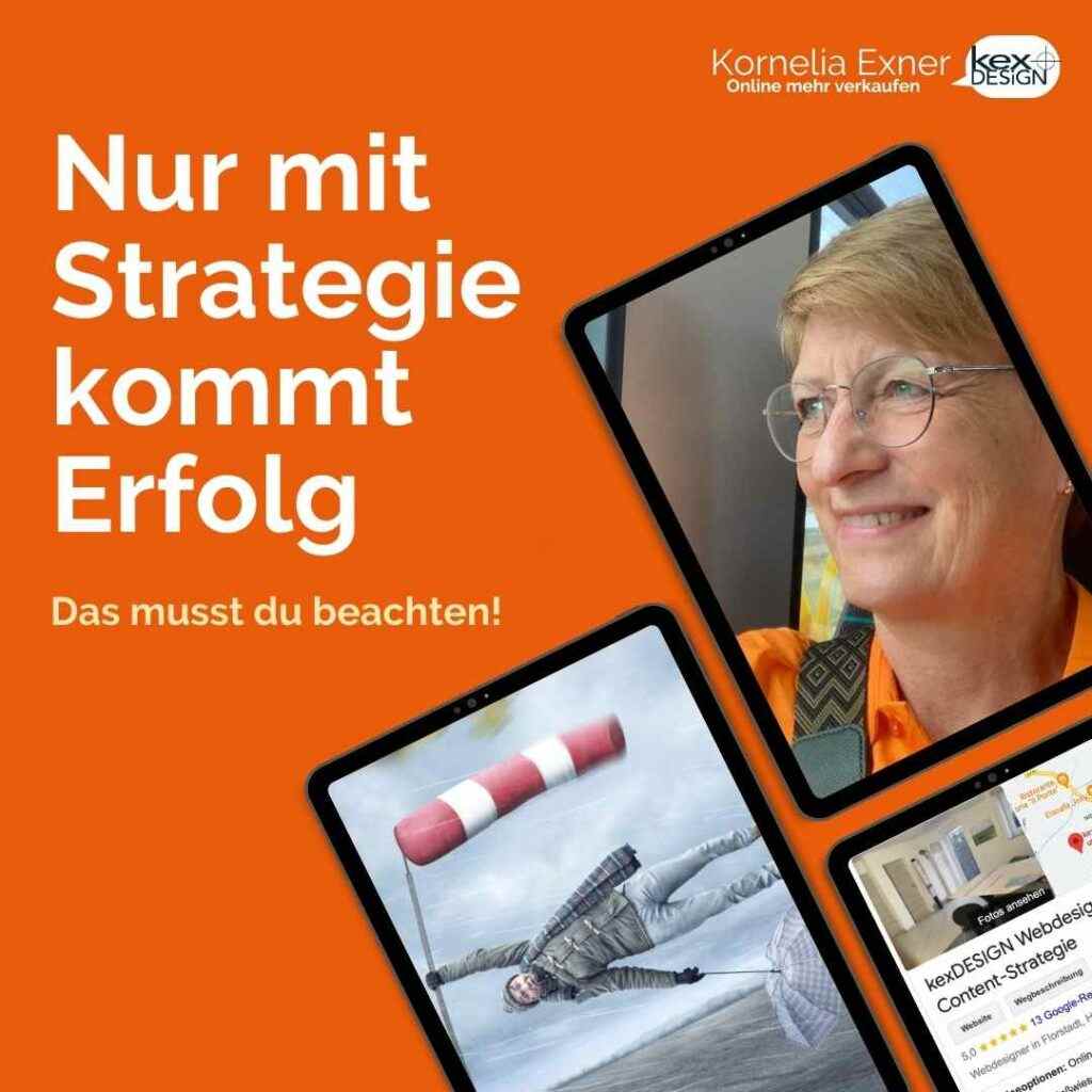 Mit der Strategie kommt der Website-Erfolg