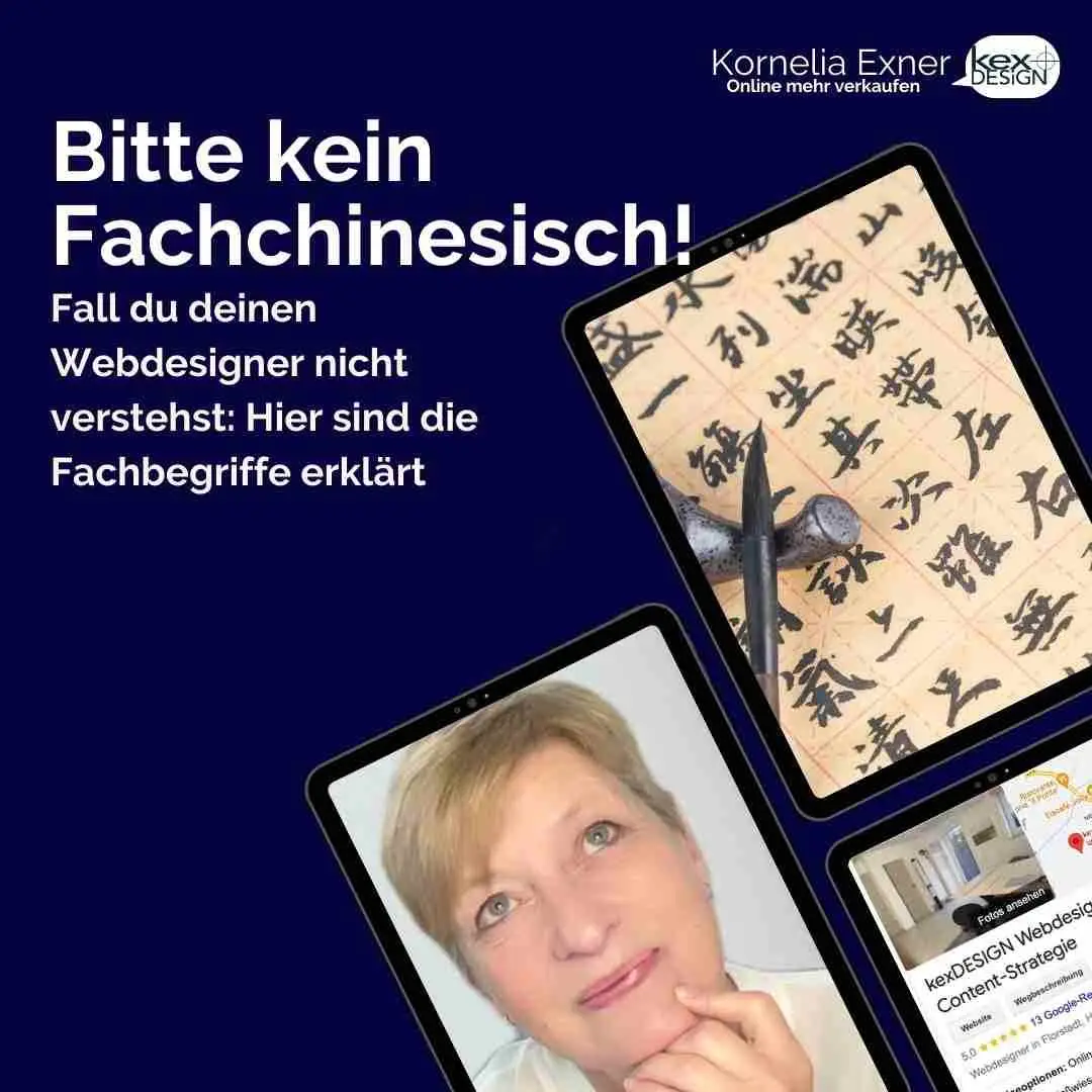 Webshop & Webdesign: Fachchinesisch einfach übersetzt