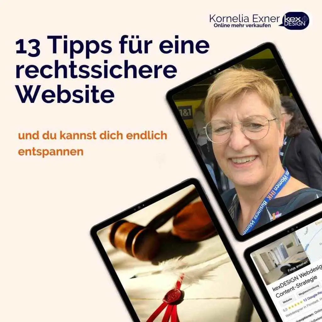 13 Tipps für eine rechtssichere Website