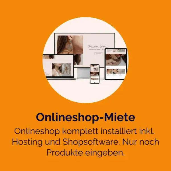 OnlineShop Miete