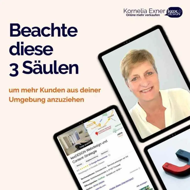 Beachte diese 3 Säulen um mehr Kunden anzuziehen