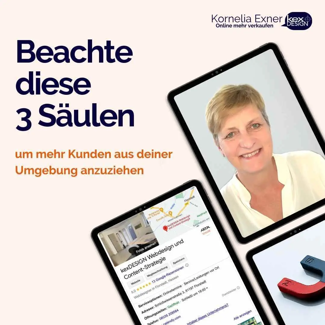 Beachte diese 3 Säulen um mehr Kunden anzuziehen