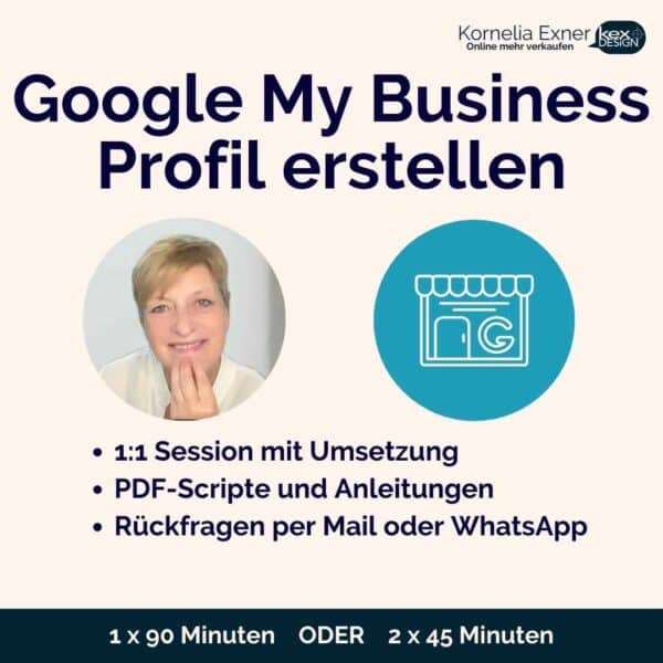 Google My Business Profil einstellen