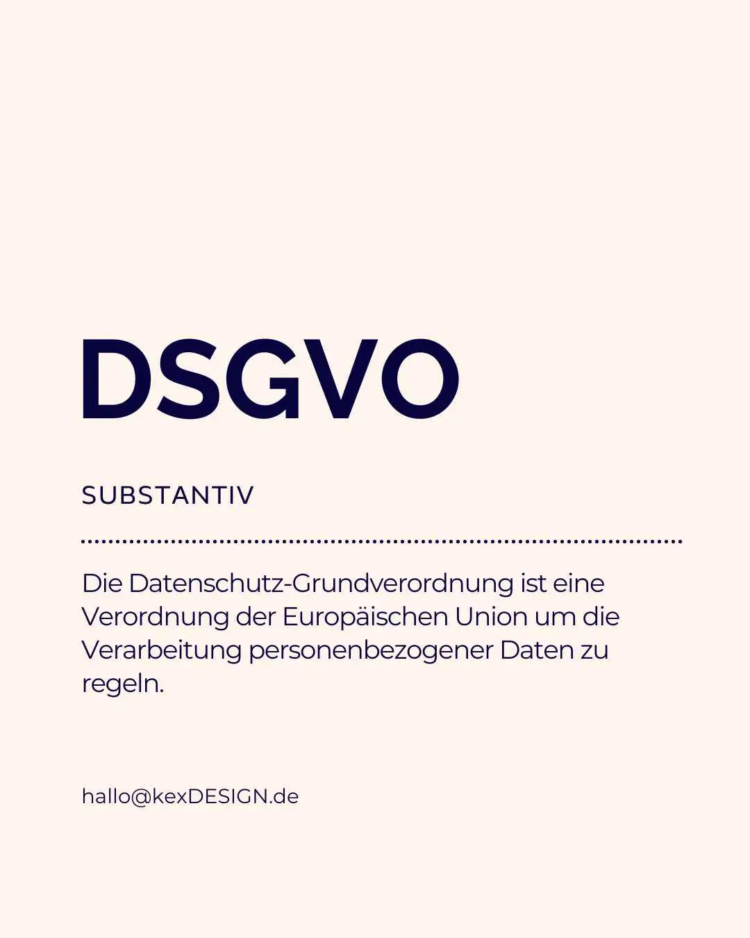 Keine Angst vor der DSGVO