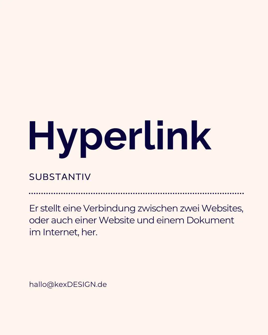 Das Web ist wie ein Spinnennetz