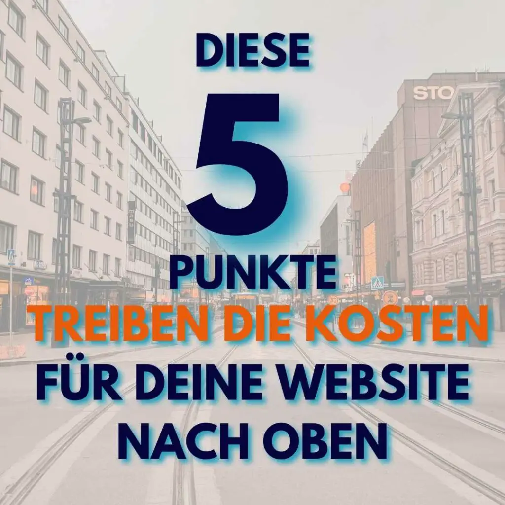 Was kostet eine Website? 5 5 Website