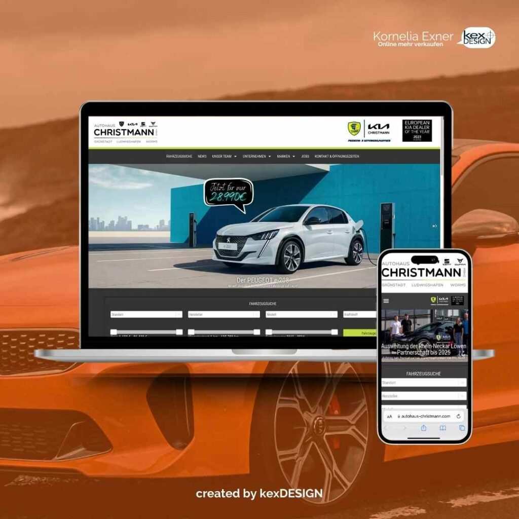 Neue Website Autohaus