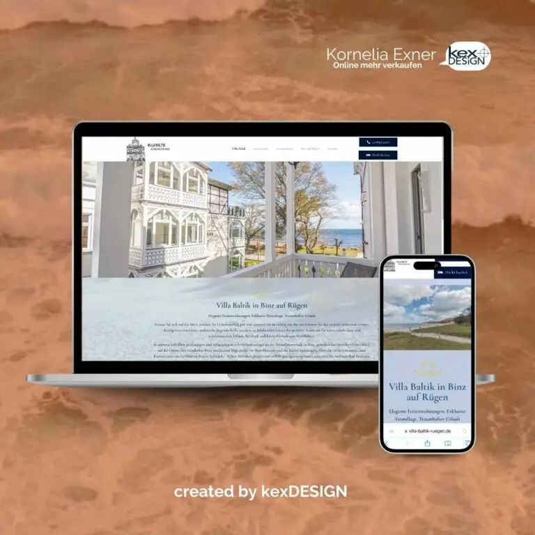 Webdesign für Touristik Hotellerie und Vermieter von Ferienimmobilien 10 Website Beispiel6 Website