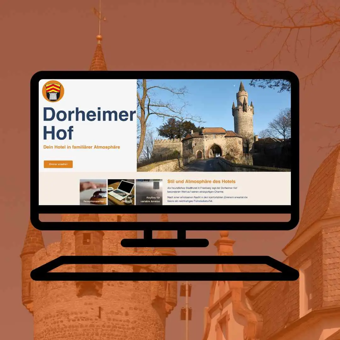 Website für Pension Dorheimer Hof