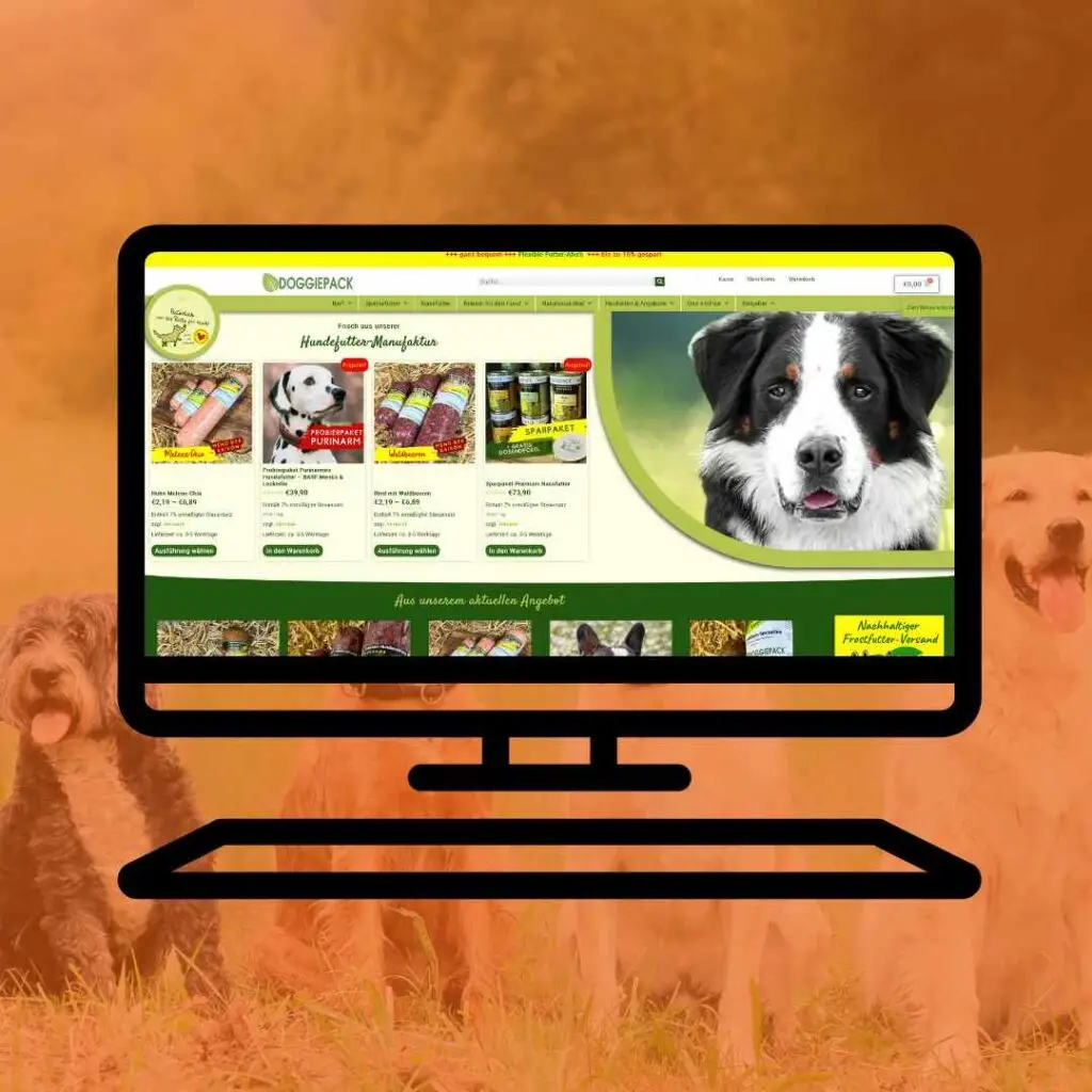 Website für Onlineshop
