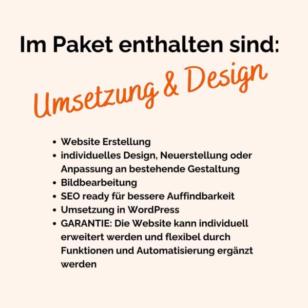 Website Miete Umsetzung und Design