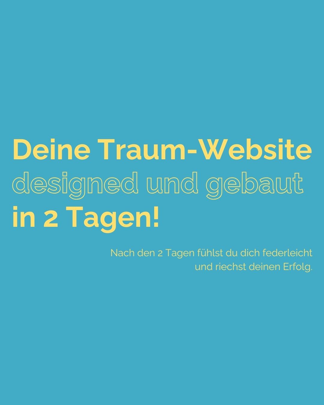 Deine Website in 2 Tagen erstellen mit Profi-Anleitung, -Support und Community zum Austausch