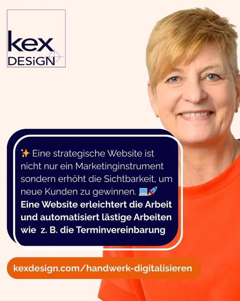 Handwerker Website - Arbeiten digitalisieren