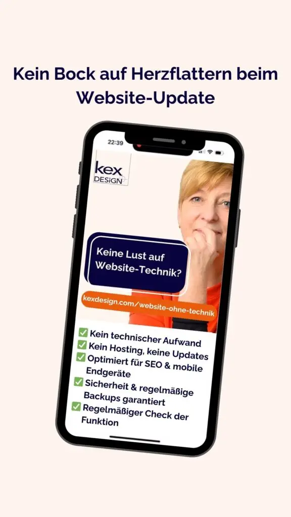 Keine Lust auf Websitestress Website