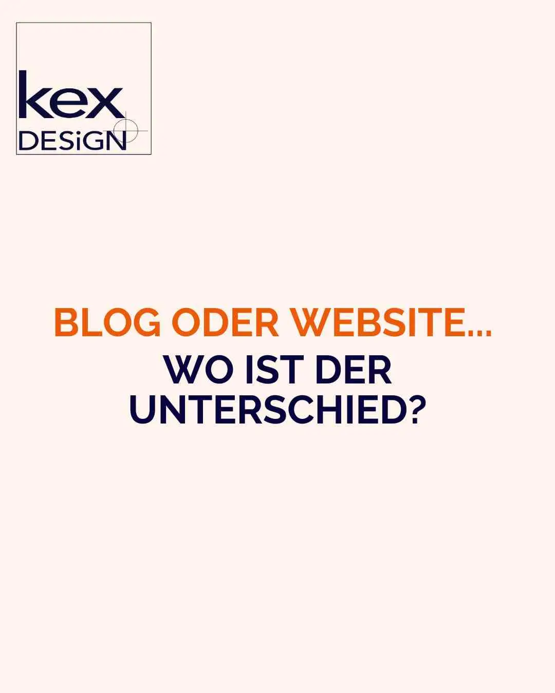 Blog oder website - der Unetrschied