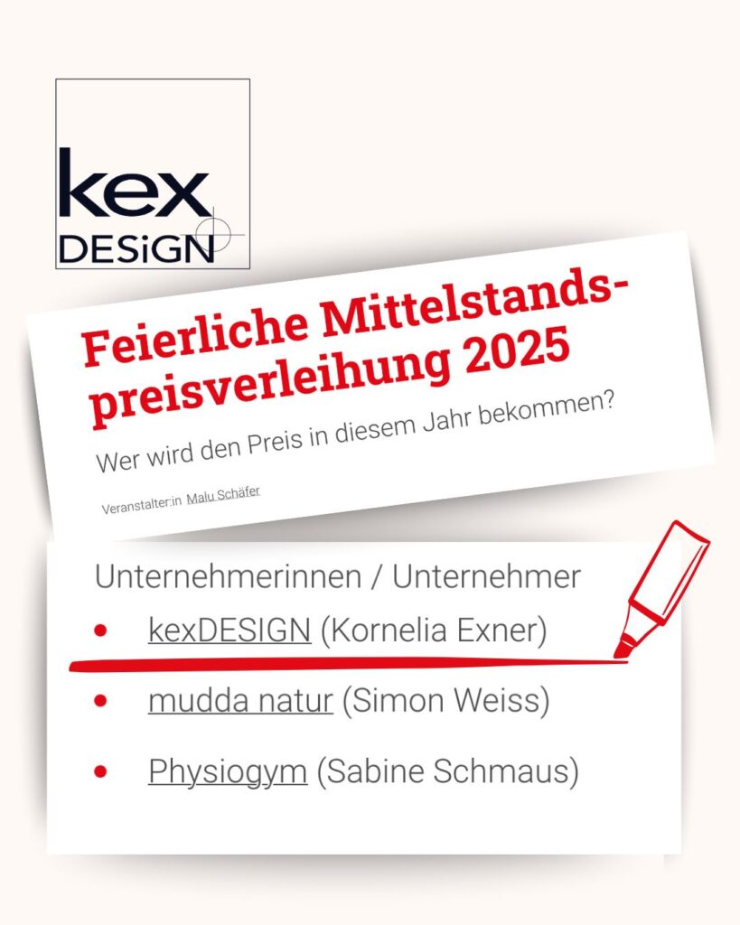 Mittelstandspreisverleihung kexdesign ist nominiert