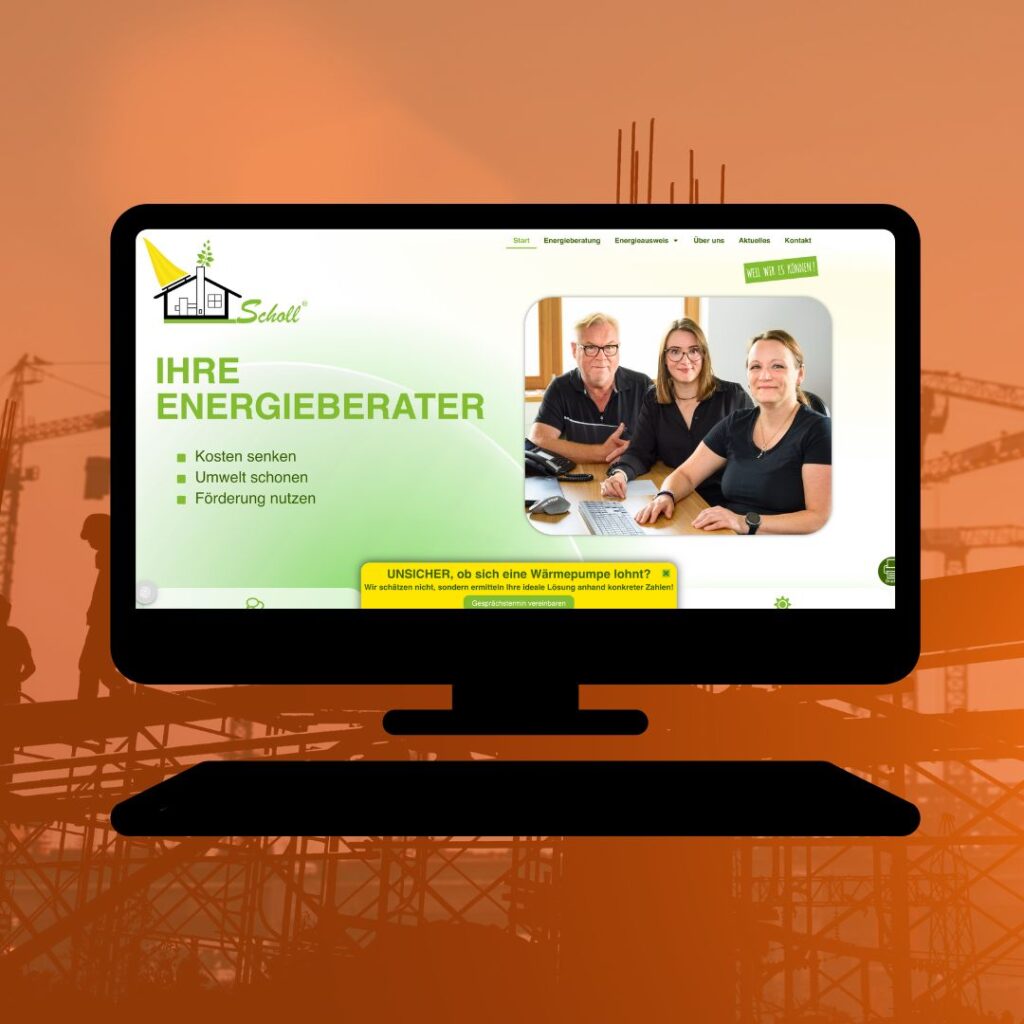 Energieberatung Website handwerk