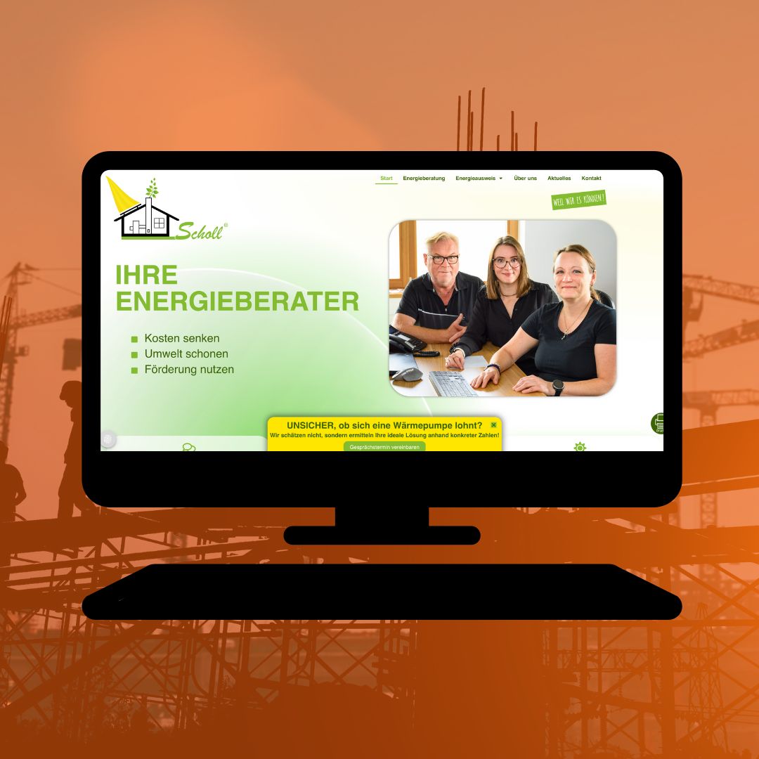 Energieberatung Website handwerk
