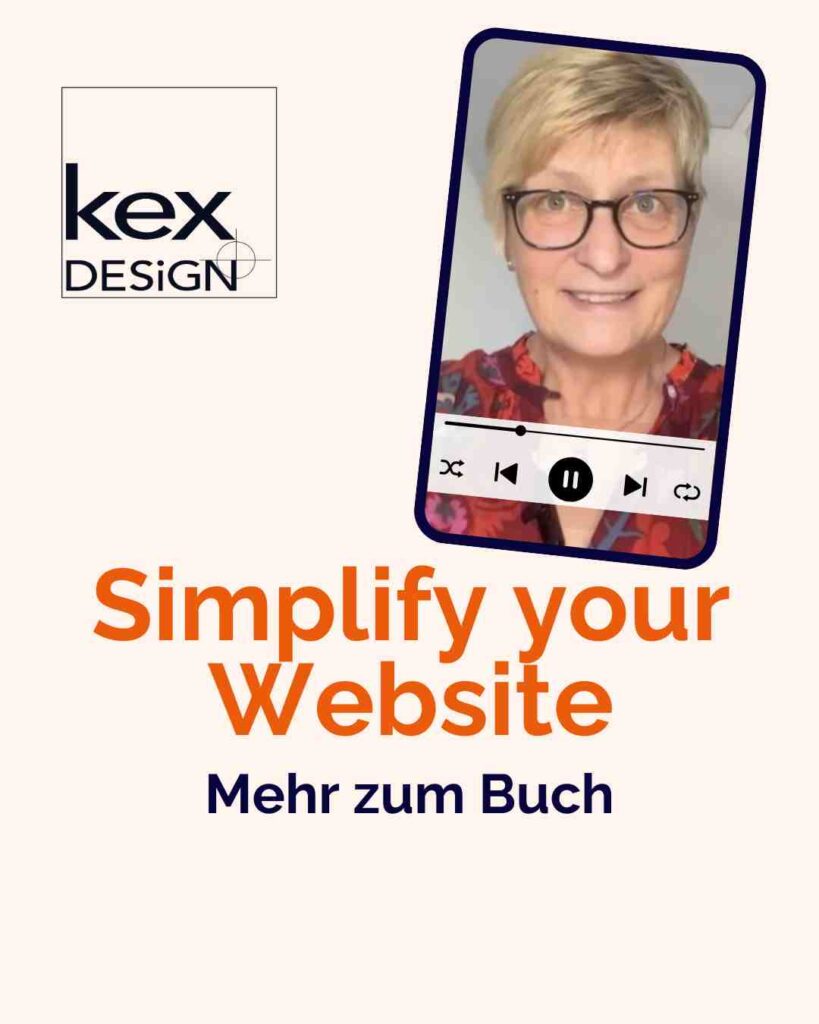 Simplify your Website dass ist im Buch