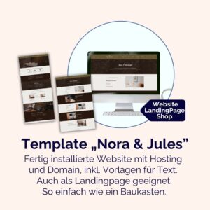 Website Template mit Anleitung zum selber erstellen