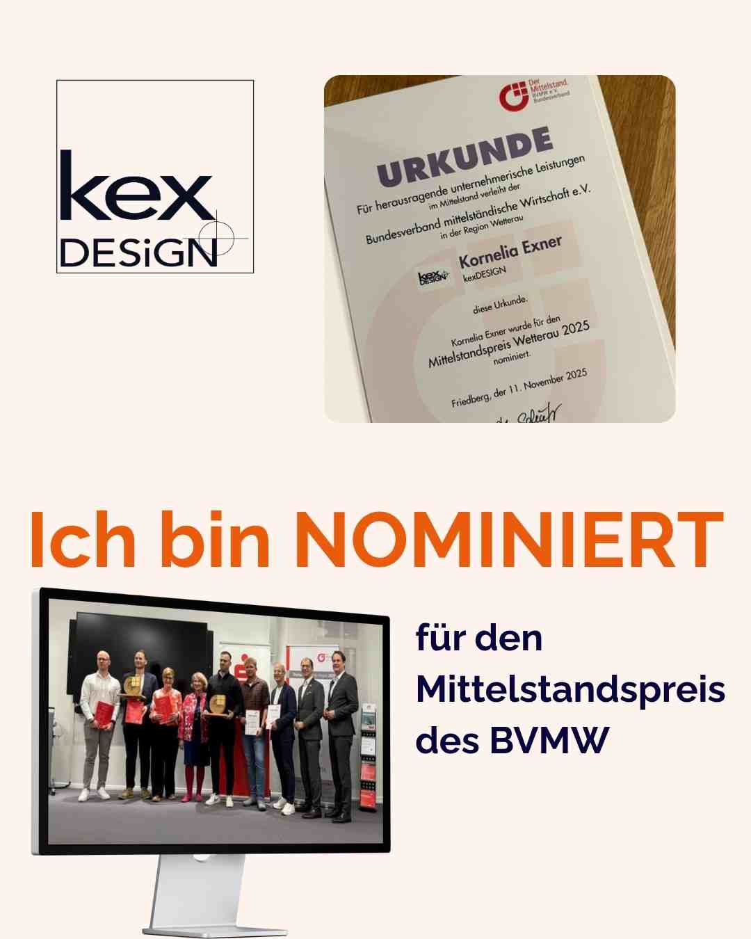 kexDESIGN Partner & Netzwerk 44 Mittelstandspreisverleihung des BVMW
