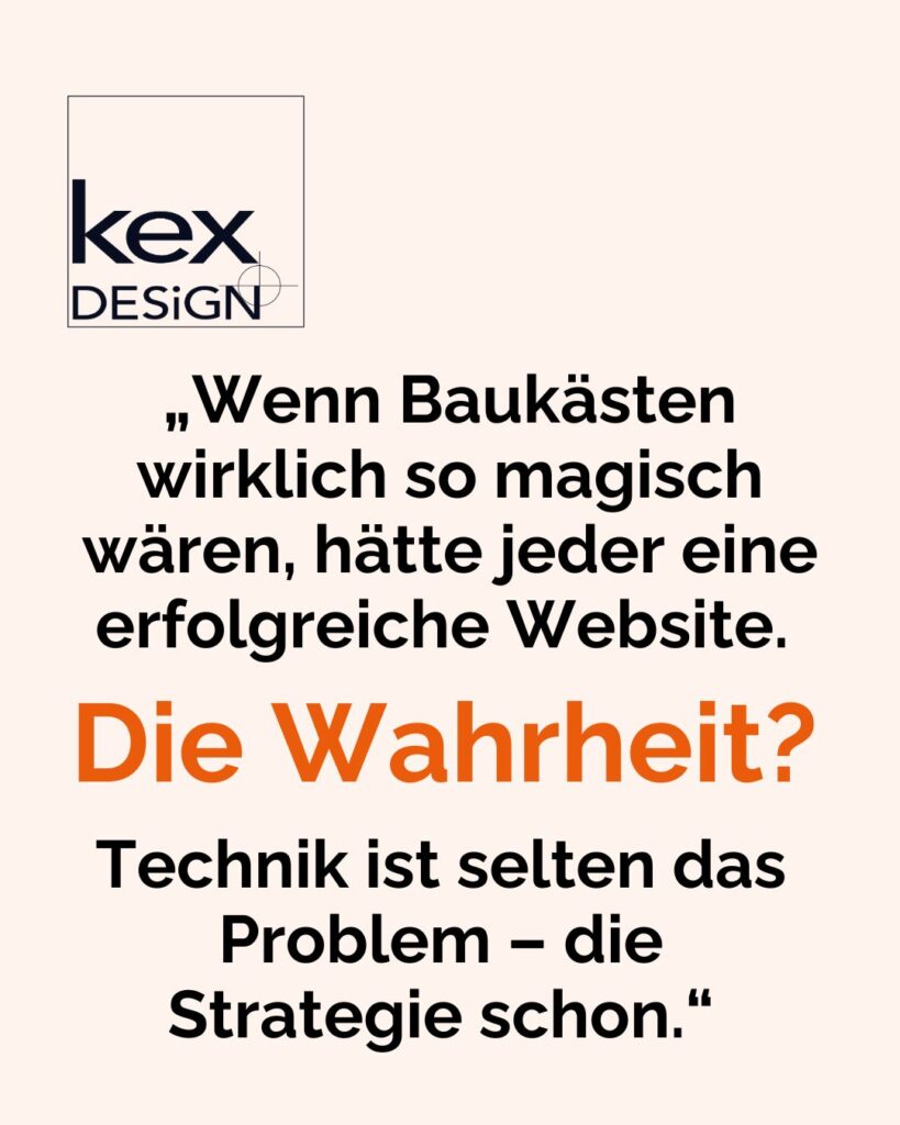 WordPress versus Baukasten