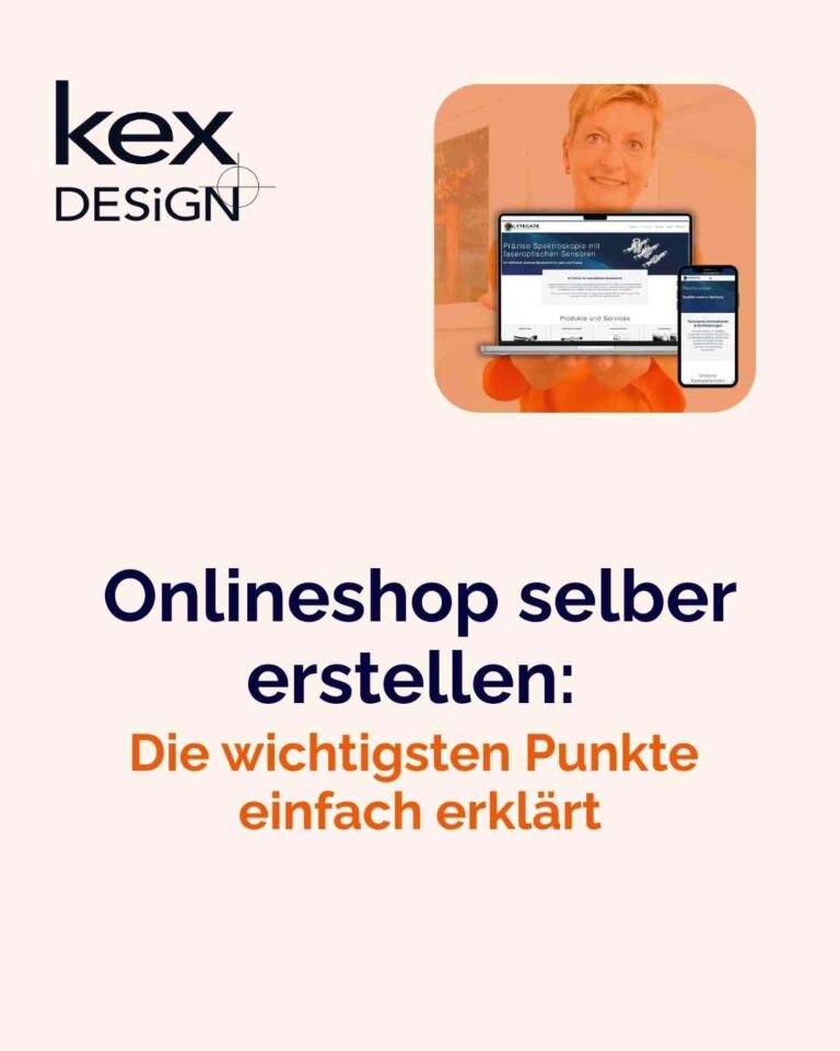 Onlineshop selber erstellen - Die wichtigsten Punkte einfach erklärt