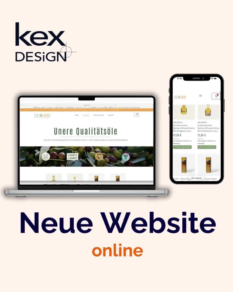 Webdesign & Online Shop für Kleinunternehmer