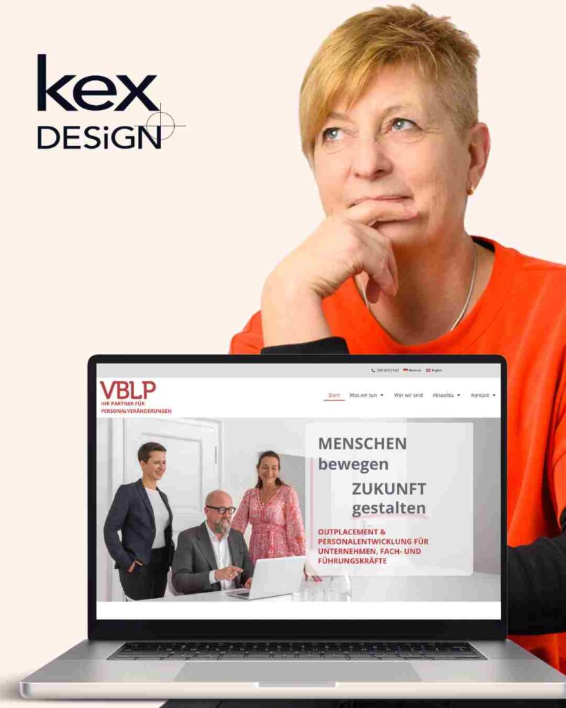 Online-Strategie und Website für "VBLP Ihr Partner für Personalentwicklung" 8 VBLP Website Unternehmensberatung Outplacement